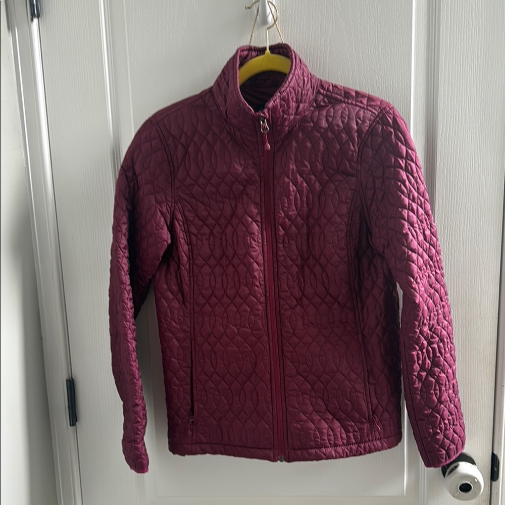 Land’s End Quilted Woman’s Jacket - Maroon